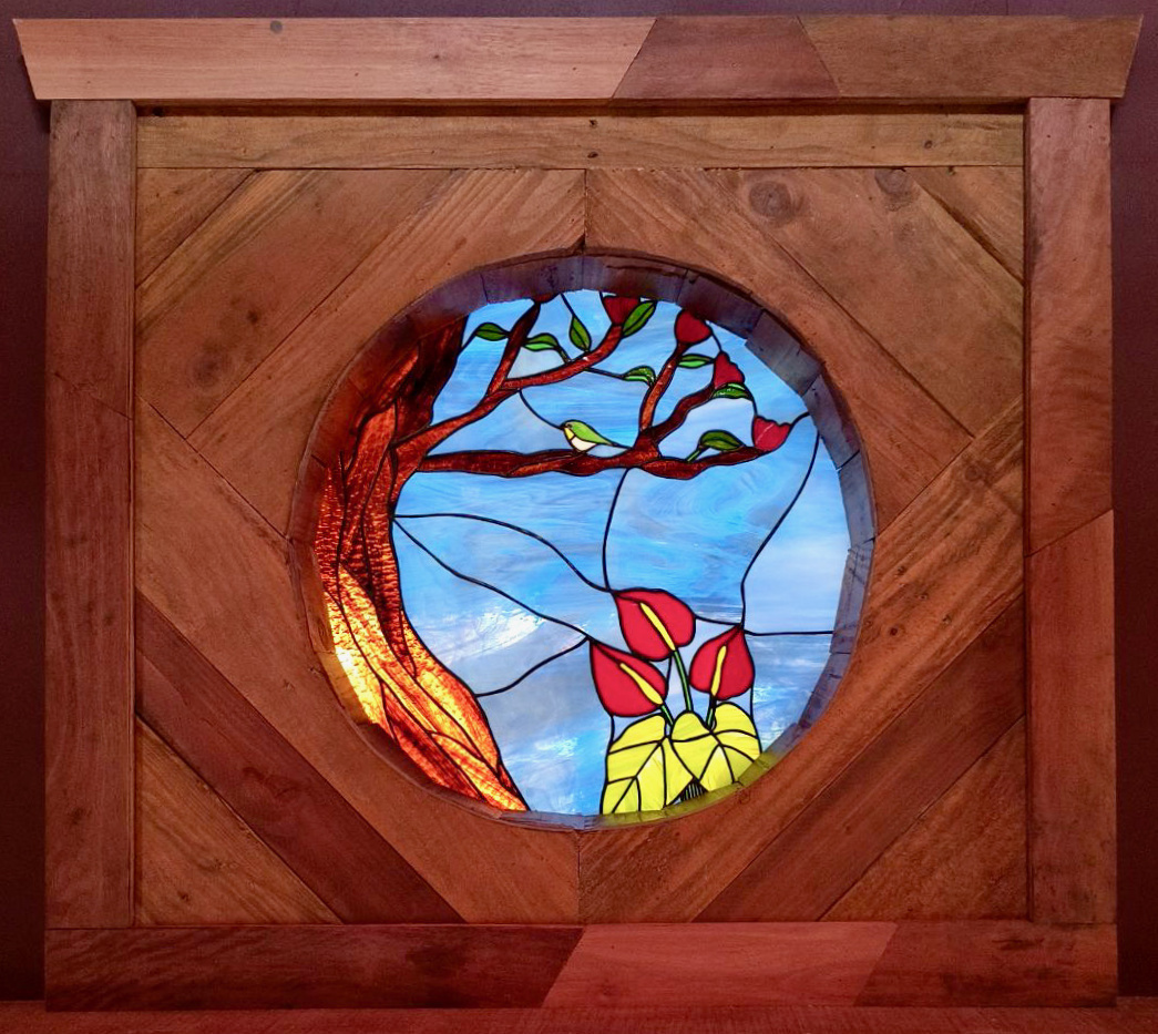 stained glass window